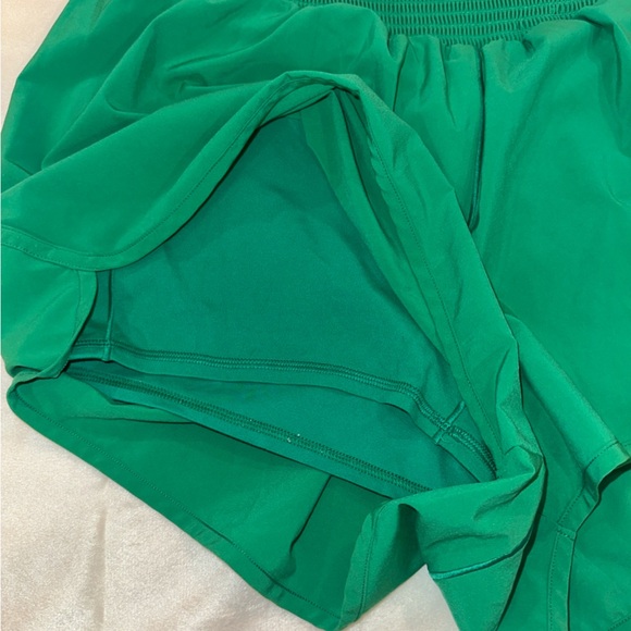 Green High-Waisted Shorts - Picture 2 of 3